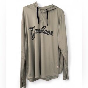NWT MLB New York Yankees True Fan Lightweight Hooded Sweatshirt XL $40 MSRP